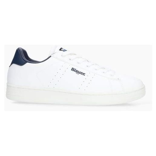 BLAUER - sneakers bianco/navy