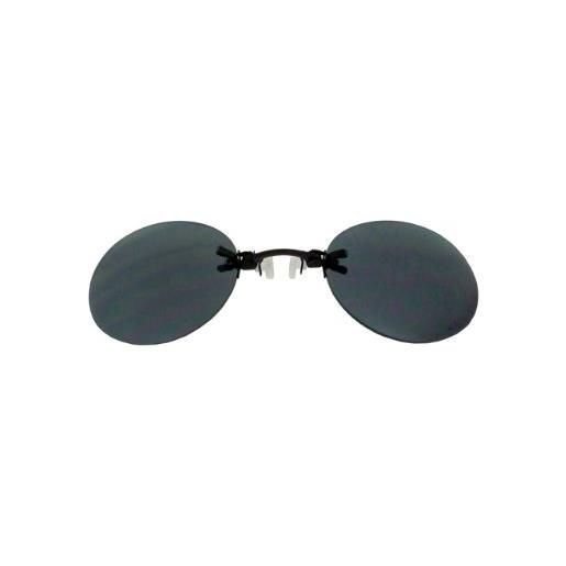 The Movie Shop Ltd occhiali stile morpheus, senza bordo/lenti a specchio fumo