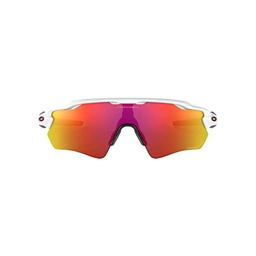 Oakley radar ev path 920872 occhiali da sole, bianco (blanco/gris), 0 unisex-adulto