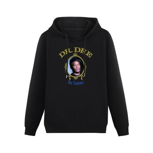 Ghee dr. Dre the chronic unisex hooded printed pullover hoodies mens black sweatshirts black l