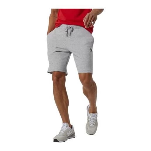 New Balance nb essentials celebrate, pantaloncini corti da uomo - ms21503 (l, athletic grey)