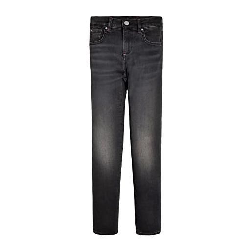 Guess pantalone jeans ragazza 14 anni - 164 cm color nero con borchiette cuore sulla tasca posteriore