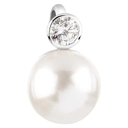 Nenalina ciondolo in argento per donne con perla e zirconia 262440-051