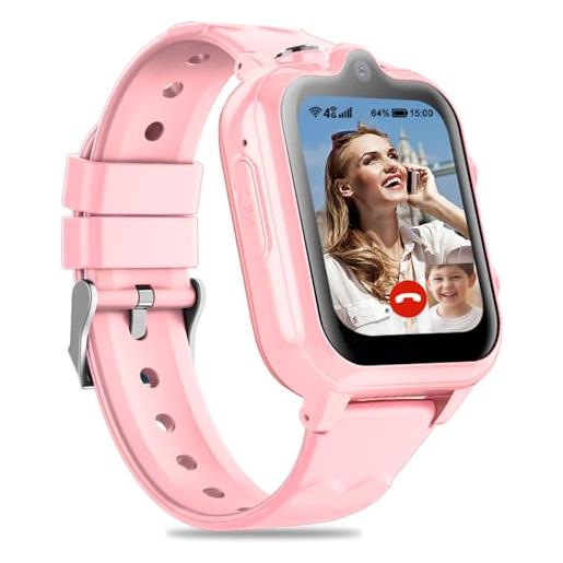 YEDASAH Orologio Smartwatch Bambini con Telefono,SOS,Orologio Smart Phone con  SIM Card,IP68,Modalità Silenziosa,Fotocamera,Sveglia,Orologio Intelligente  Bambini 3-12 Anni Regalo : : Moda