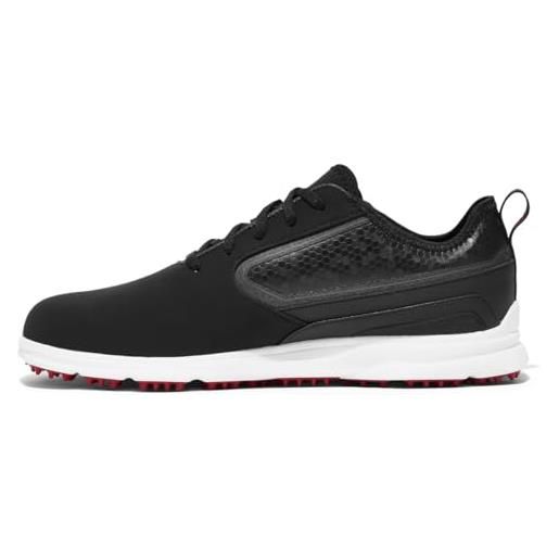 FootJoy superlites xp, scarpe da golf uomo, nero, bianco, rosso, 10 uk