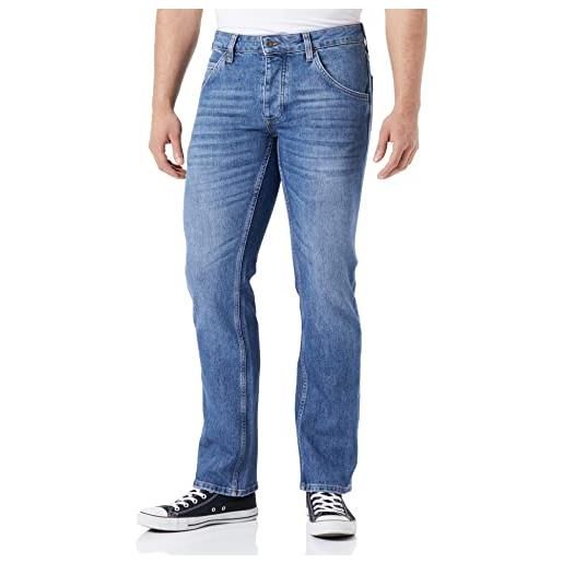 Mustang michigan straight jeans, blu medio 683, 31w x 32l uomo