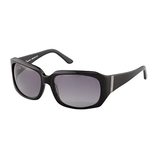 Burgmeister - occhiali da sole sbm202-231 sydney rettangolari, uomo, black - schwarz (schwarz schwarz)