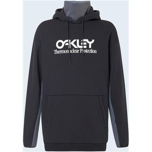 Oakley tnp dwr fleece hoody - blackout - foa400948-02e | oakley