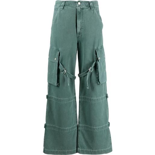 AGOLDE jeans a gamba ampia vivian - verde