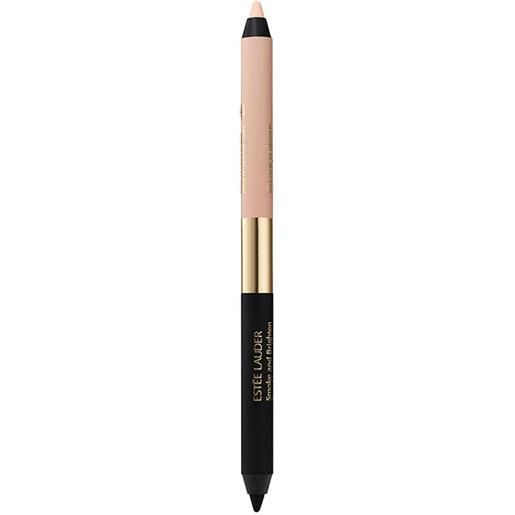 Estee Lauder smoke and brighten kajal eyeliner duo noir/cream matita occhi cremosa doppia punta 1 gr kajal