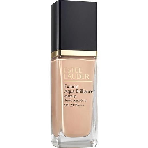 Estee Lauder futurist acqua brilliance 2c0 cool vanilla fondotinta idratante lunga tenuta 30 ml fluido spf