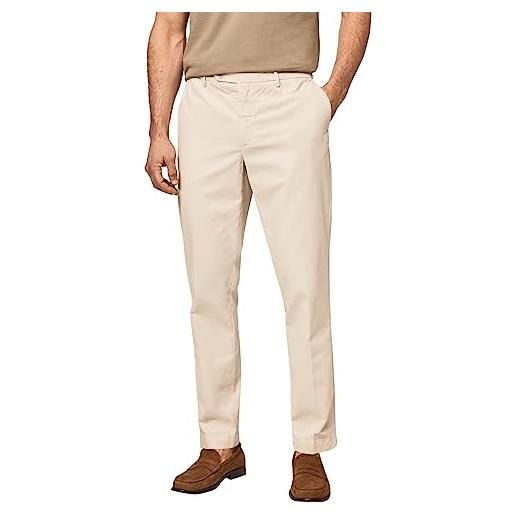 Hackett London core sanderson, pantaloni uomo, bianco (white), 42w / 30l