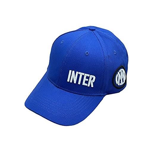 Inter cappellino da baseball con visiera logo, collezione stadio, football cap unisex-adulto, rosa, taglia unica