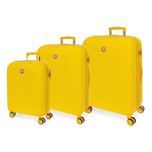 MOVOM riga set di valigie, taglia unica, giallo, taglia unica, set di valigie