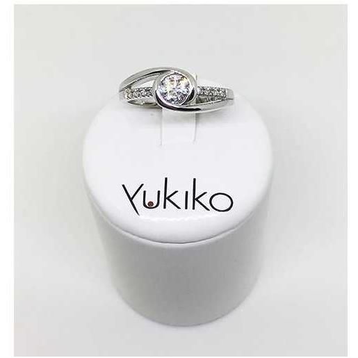 Yukiko anello Yukiko diamanti in oro bianco lid5118y040g7