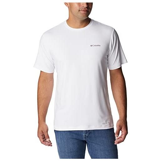 Columbia tech trail, t-shirt con stampa, uomo