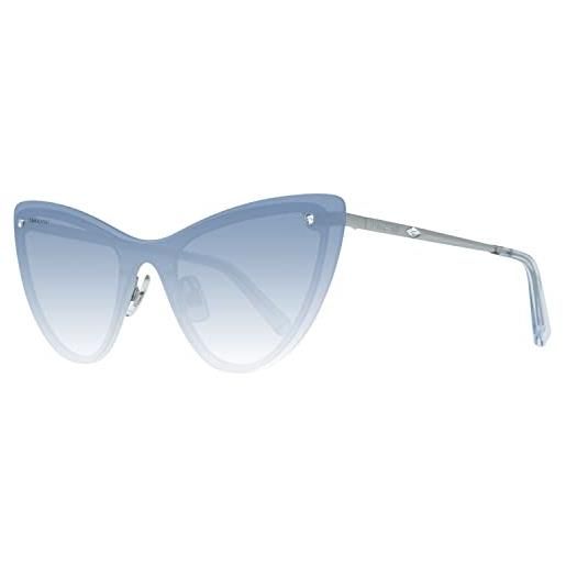 Swarovski sk0200 0084w occhiali da sole, shiny light blue/gradient blue, 00/0/140 unisex-adulto