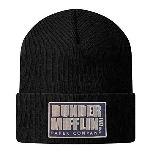 The Office licenza ufficiale dunder mifflin inc beanie beanie (nero), one size