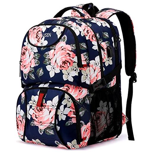 Borsa Termica Pranzo Rosa Anguria Per Ragazze E Donne, In Tessuto Oxford, 27x19x16 Cm, Per Scuola E Picnic - 2