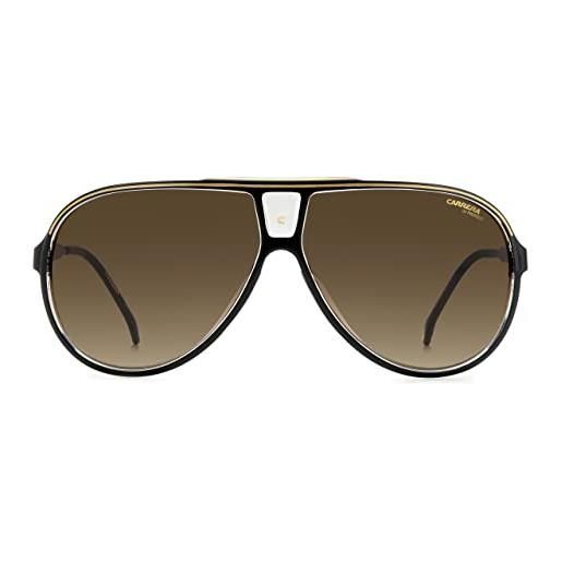 Carrera occhiali da sole 1050/s black gold/brown shaded 63/10/135 uomo