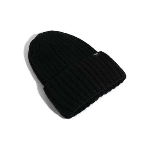 Offtopic® cappello invernale donna cashmere e interno 100% seta per capelli sempre in ordine | berretto cuffia anticrespo | elegante idea regalo unica (crema)