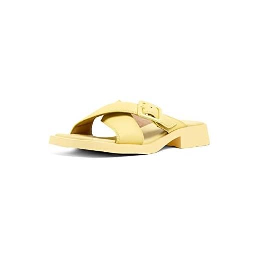 Camper dana-k201490, sandali piatti donna, giallo, 41 eu