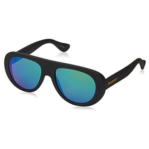 Havaianas rio/m z9 o9n 54 occhiali da sole, nero (black/grey), unisex-adulto