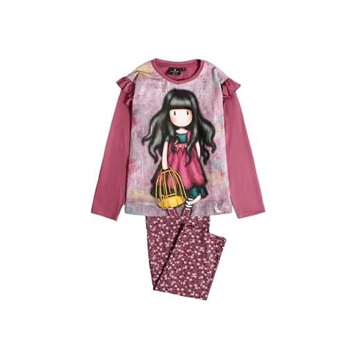 Gorjuss santoro pigiama bambina invernale 100% caldo cotone art. 60835 (8 anni)