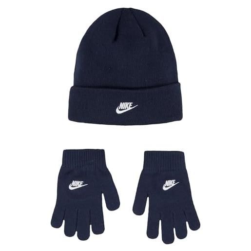 Nike set berretto e guanti boy sciarpe & set blu jr