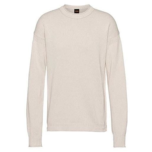 BOSS arcott maglione lavorato a maglia, open white150, xl uomini