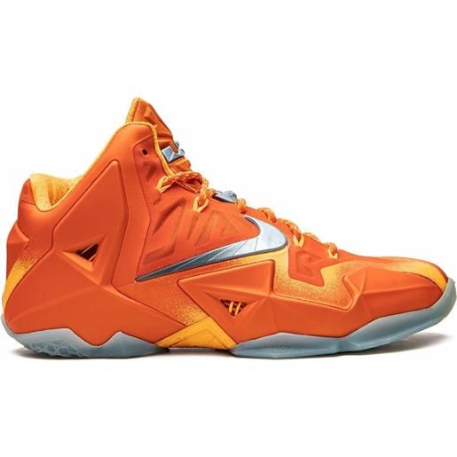 Nike sneakers lebron 11 preheat - arancione