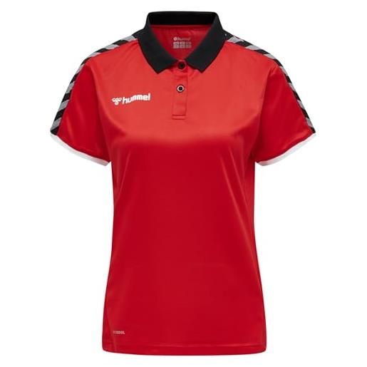 hummel hmlauthentic woman functional polo color: true red_talla: m