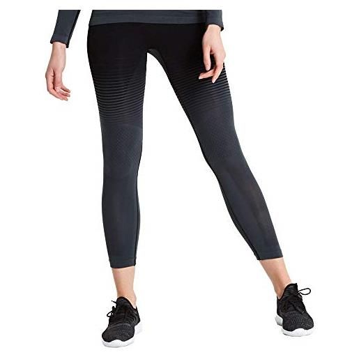 Dare 2B - leggings lunghi 3/4, primo strato tecnico in the zone base layer da donna, colore: nero gradient, fr (taglia produttore: xs)