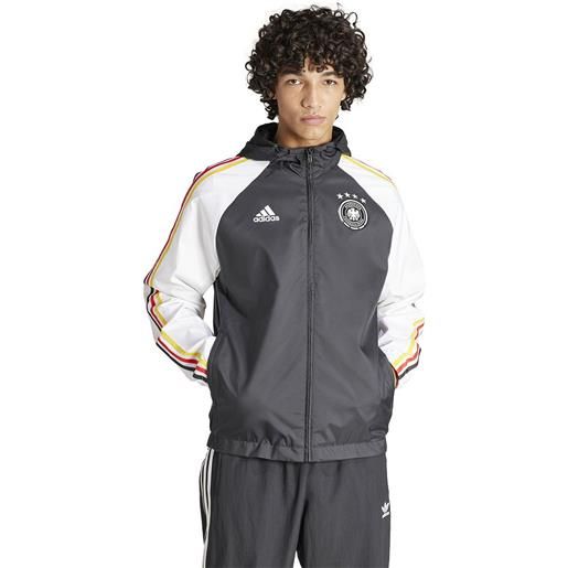 Adidas germany dna windbreaker 23/24 jacket grigio 2xl
