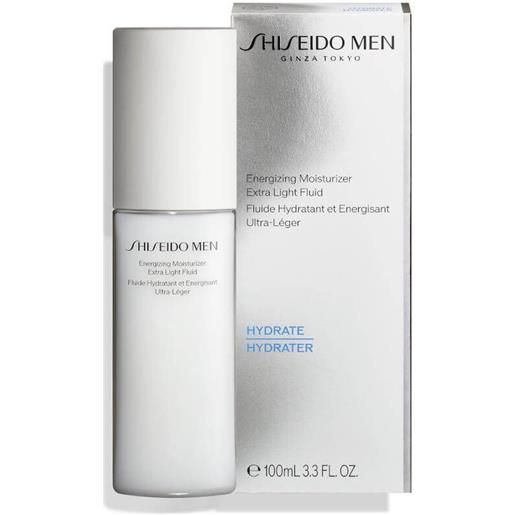 Shiseido men energizing moisturizer extra light fluid 100 ml. 