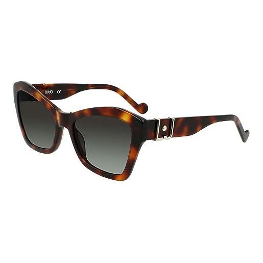 Liu Jo Jeans liu jo lj754s 47505 215 tortoise sunglasses unisex polycarbonate, standard, 56 occhiali, donna