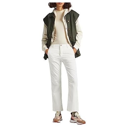 Pepe Jeans lula, pants donna, bianco (white), 32w / 28l