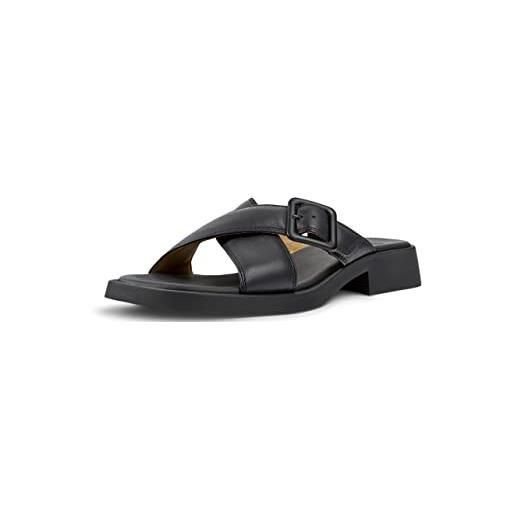 Camper dana-k201490, sandali piatti donna, nero, 39 eu
