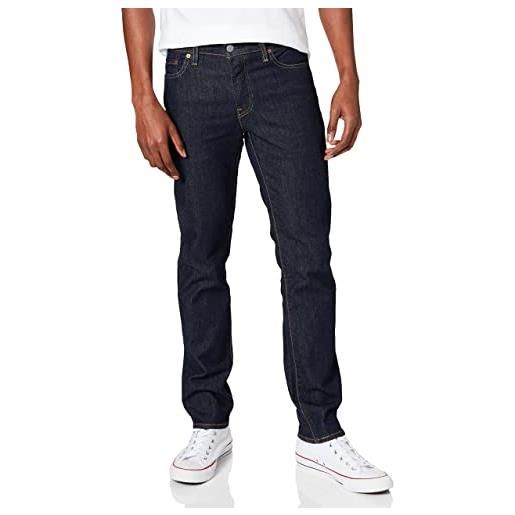 Levi's 511 slim, jeans uomo, blu dark indigo worn in, 34w / 30l