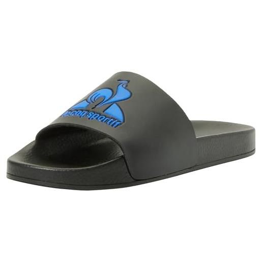 Le Coq Sportif slide hf fef ps full black/blue, scarpe da ginnastica unisex-adulto, 33 eu
