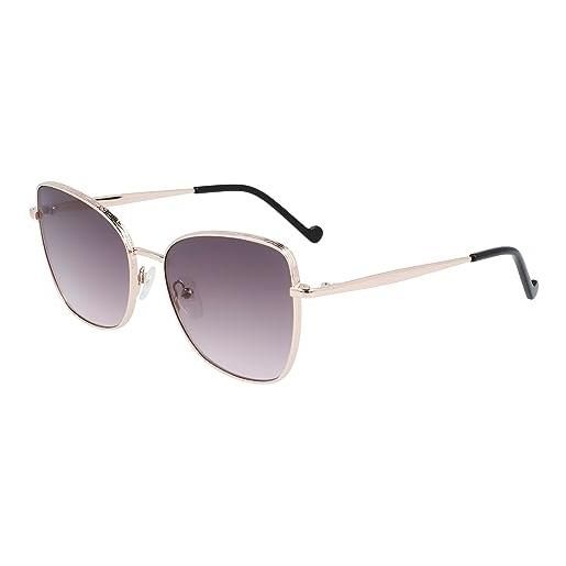Liu Jo Jeans liu jo lj141s 46591 710 golden amber sunglasses unisex polycarbonate, standard, 55 occhiali, donna