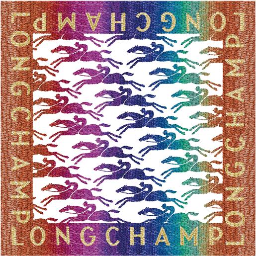 Longchamp foulard di seta 70 luce crepuscolare