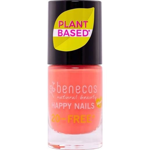 Benecos happy nails smalto unghie - colore peach sorbet, 5ml