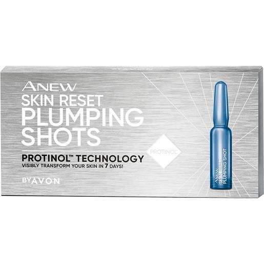 AVON anew skin reset plumping shots siero anti-età viso 7 pz