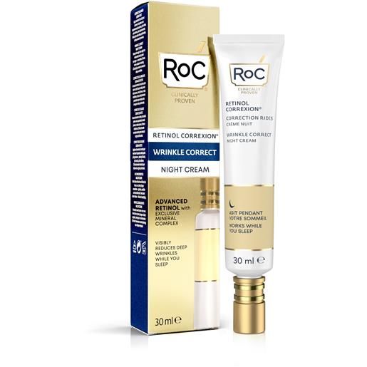ROC OPCO LLC roc retinol correxion crema antirughe notte - tubo da 30 ml