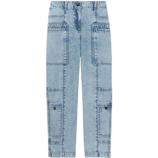 Proenza Schouler White Label jeans dritti a vita alta - blu