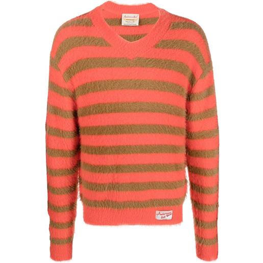 Andersson Bell maglione a righe - arancione