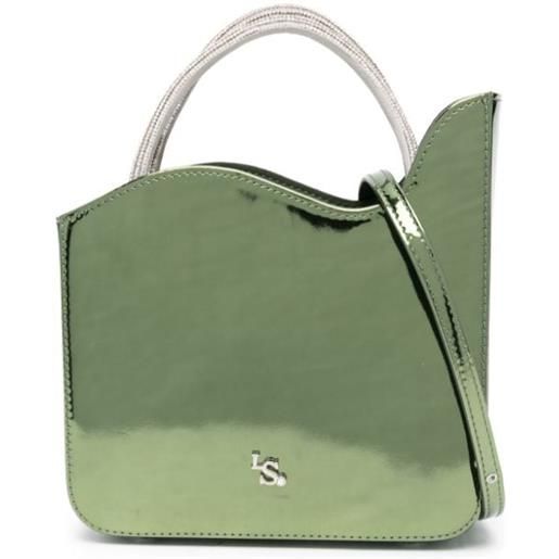Le Silla ivy crystal-embellished mini bag - verde