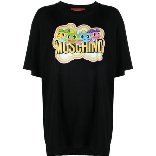 Moschino t-shirt con stampa - nero