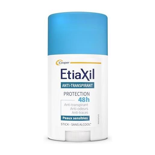 Etiaxil - antitraspirante - sudorazione moderata - protezione 48 ore - ascelle - adatto per pelli sensibili - stick - made in france - 40 ml